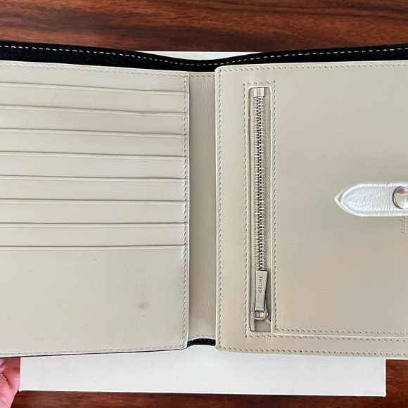 Celine bicolor strap walllet, size medium - Picture 3 of 5